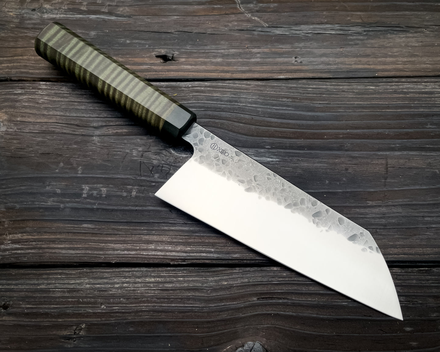 Olive Green Curly Maple Bunka