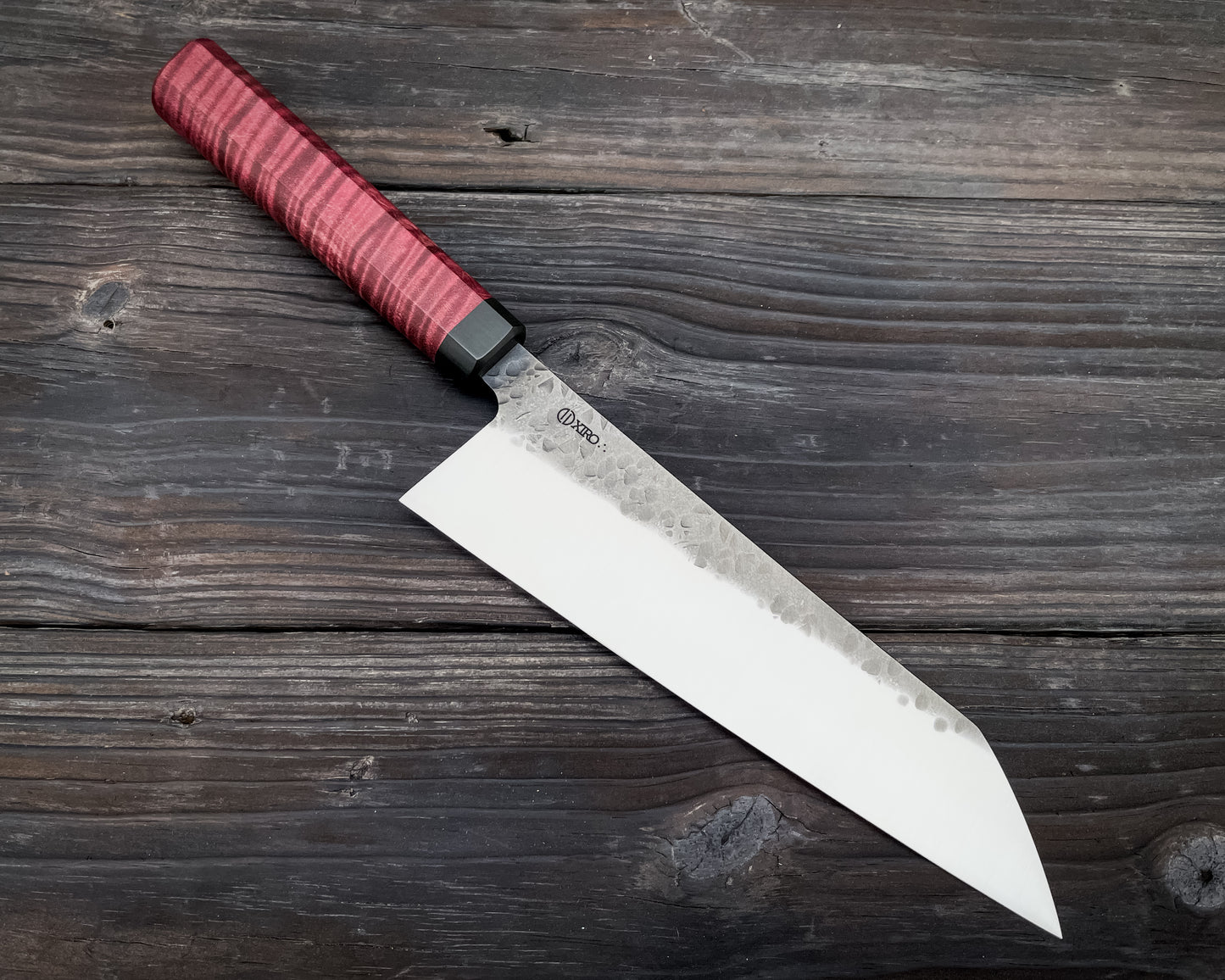 Curly Magenta Maple Gyuto