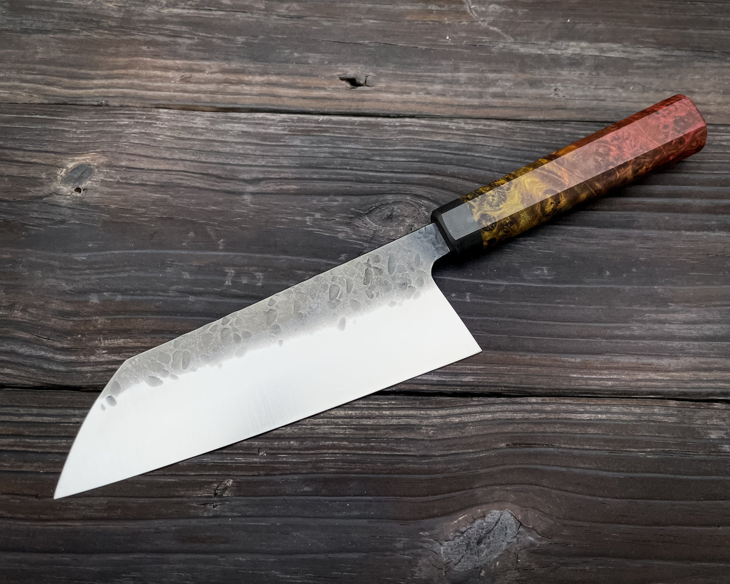 Double Dyed Maple Burl Bunka