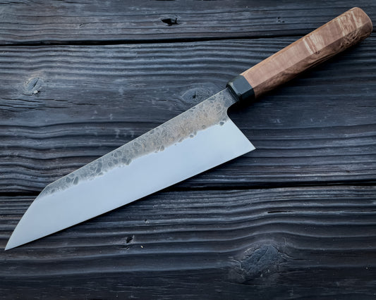 Cross Cut Maple Burl Gyuto